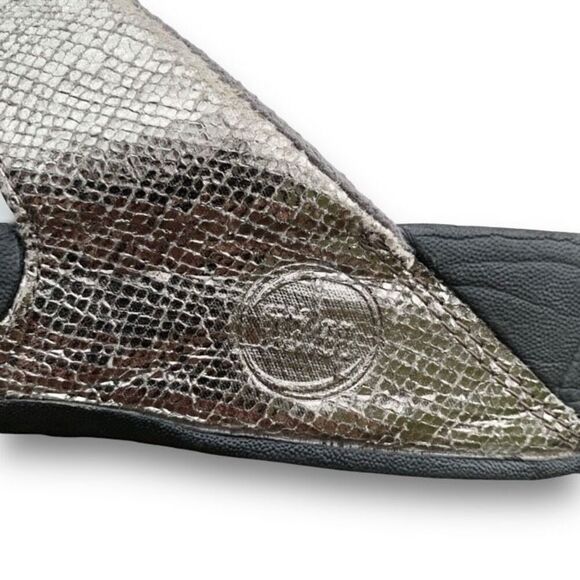 FitFlop Lulu Shimmer Print Flip Flop Comfort Platform Sandal Women’s size 10 - Picture 8 of 14